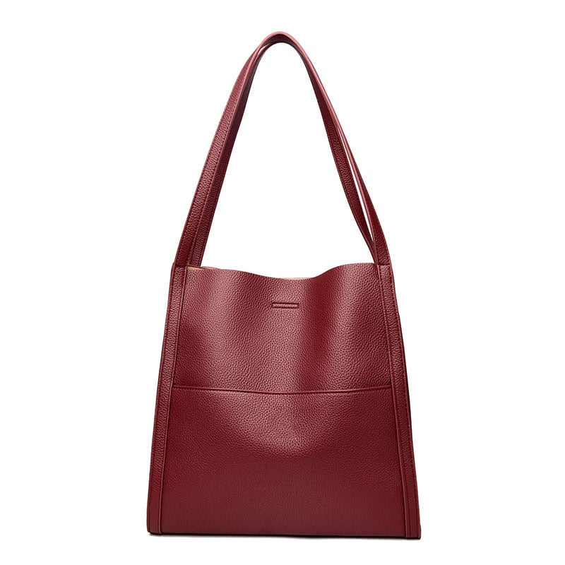 Corinne - Elegante en ruime leren schoudertas