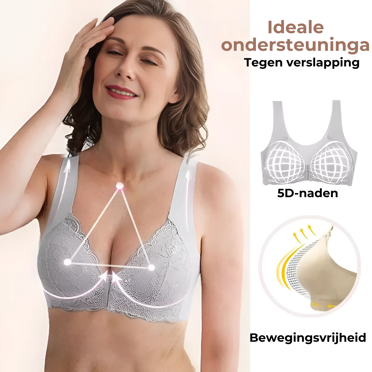 Faylinn - Wireless bra - Set van 3 bh's