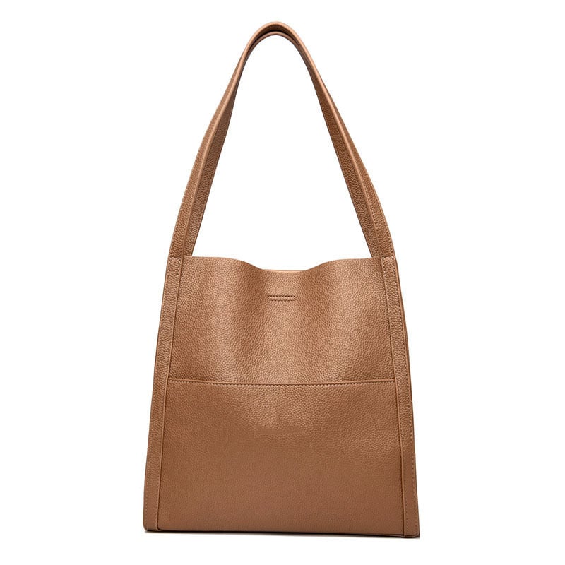 Corinne - Elegante en ruime leren schoudertas