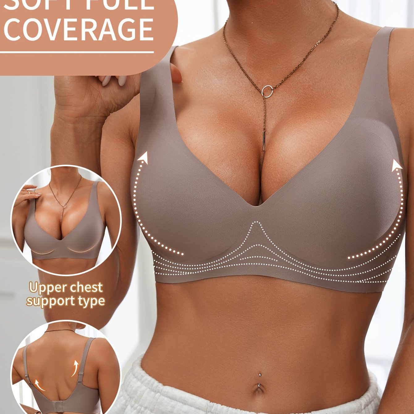 Isendra - Push-Up Beha met Hoge Comfort en Bedekking