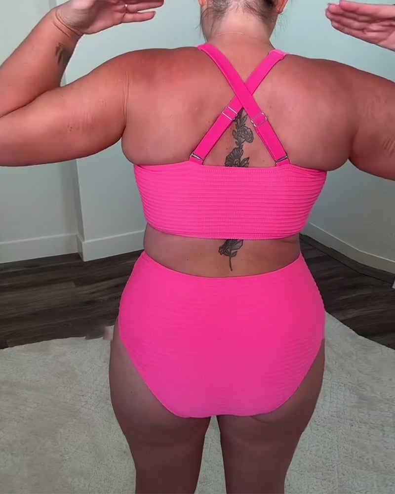 Mirelda - Casual effen triangelbikini