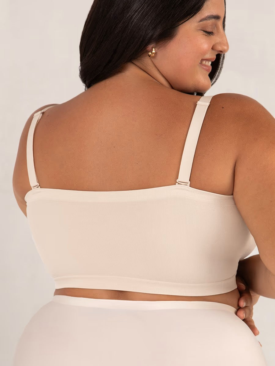 Lysena - Verstelbare strapless bandeau bh met draadloos comfort