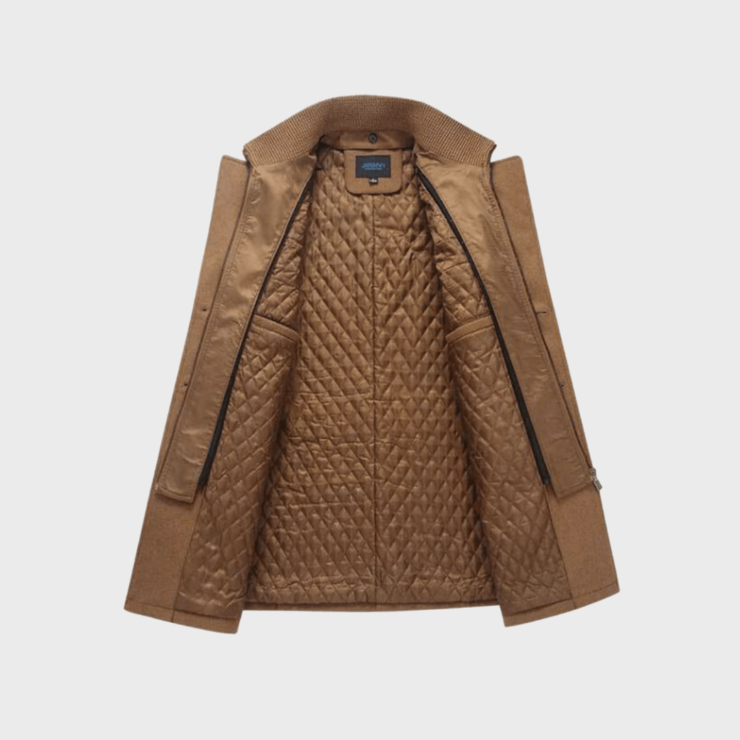 Aaron - Klassieke Wol Peacoat