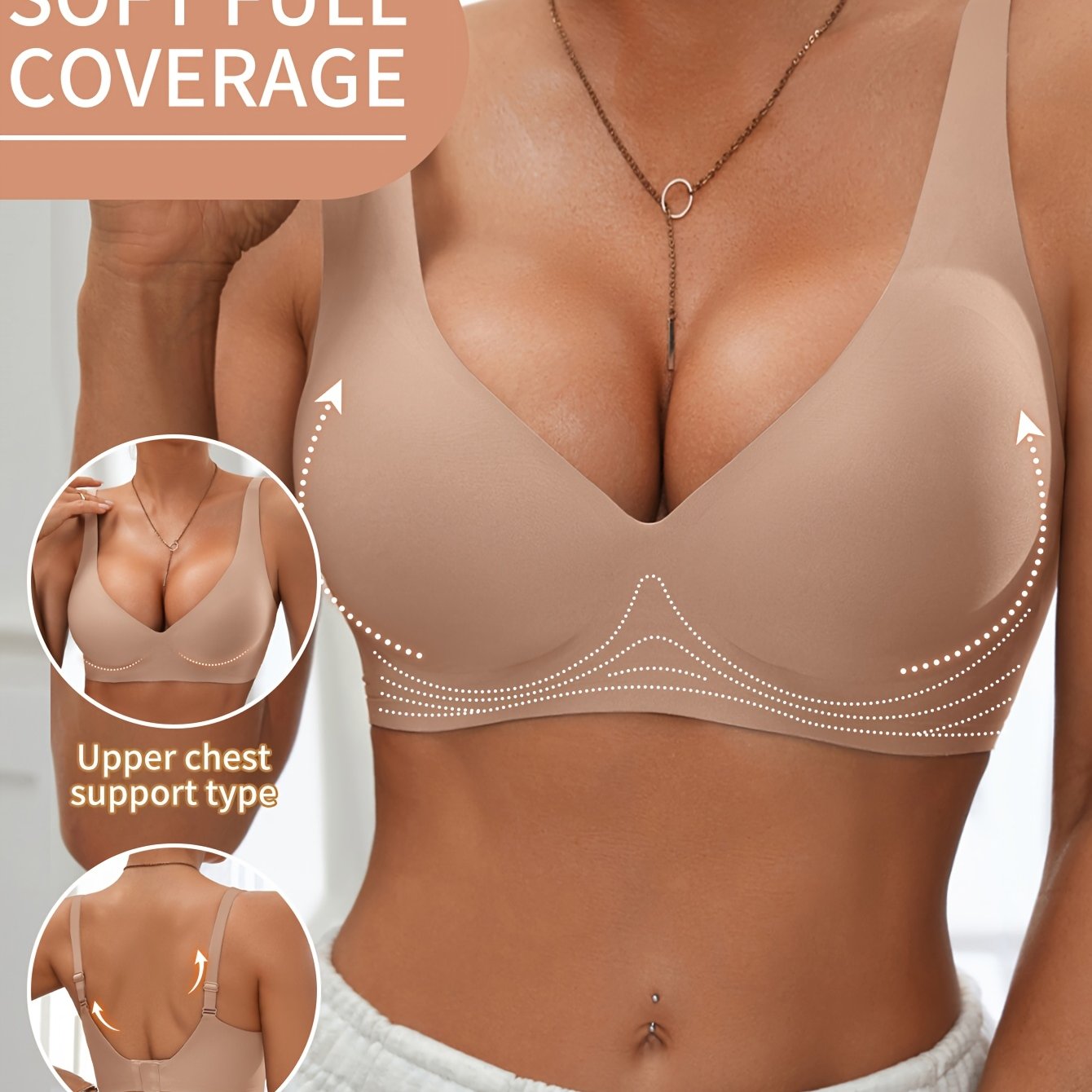 Isendra - Push-Up Beha met Hoge Comfort en Bedekking