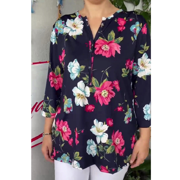 Isavelisse - Dames Zomer T-Shirt met Korte Mouwen en Print