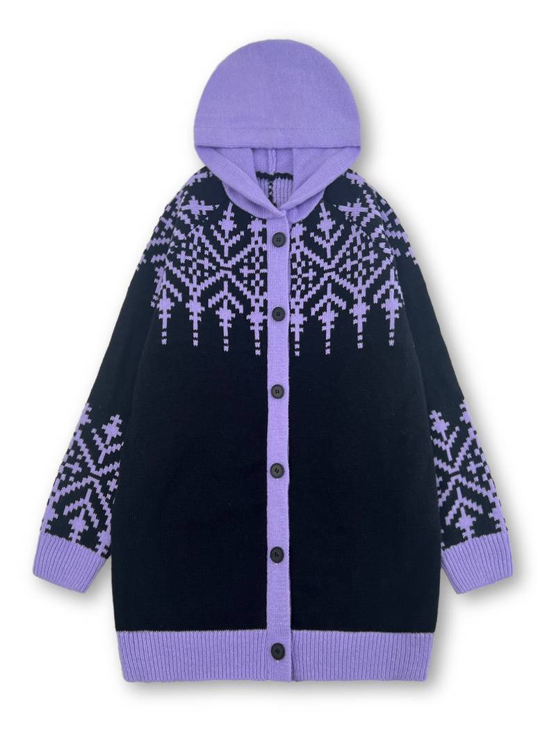 Isaralisse - Oversized Winterprint Mantel