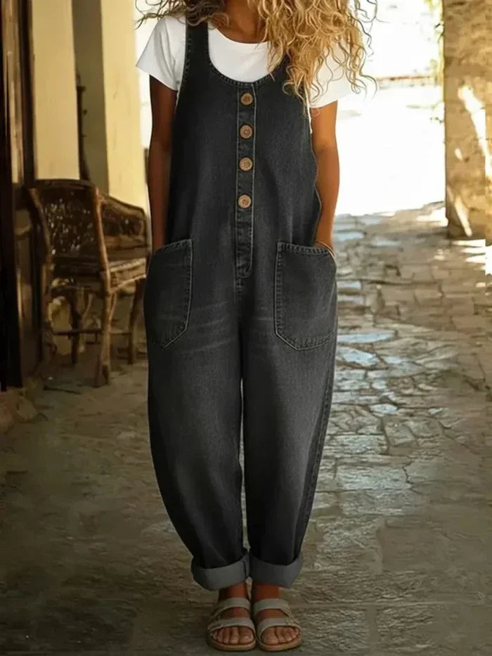 Kallune - Casual Denim Salopette voor Dames