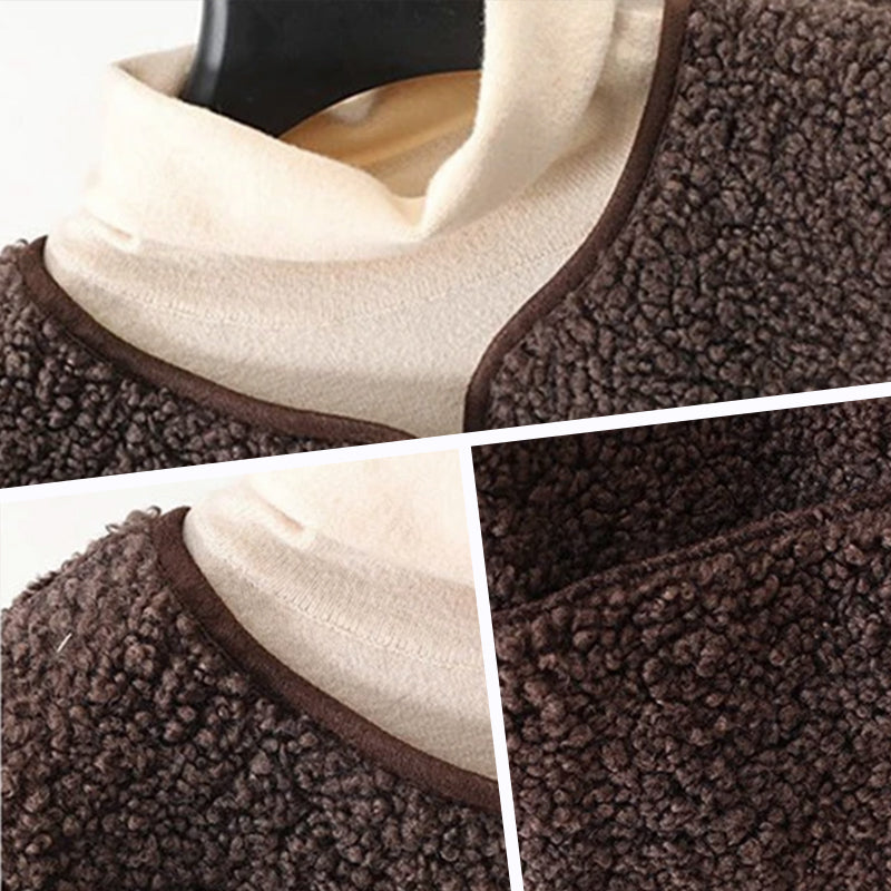 Nahla - Kort vest met warme knopen