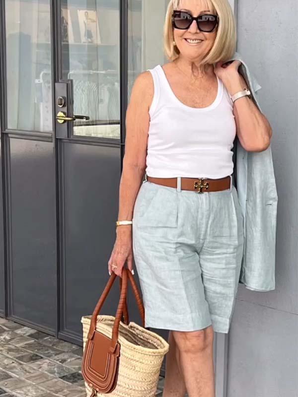 Bianca - Chic Set met Bloemen Jasje en Korte Broek