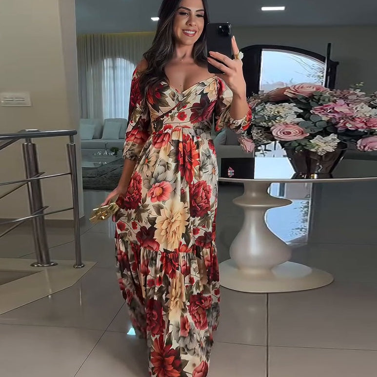Paulina - Chique bloemenjurk