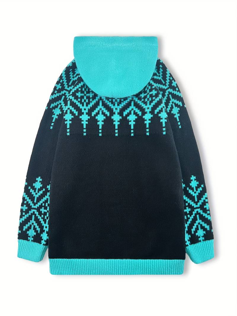 Isaralisse - Oversized Winterprint Mantel