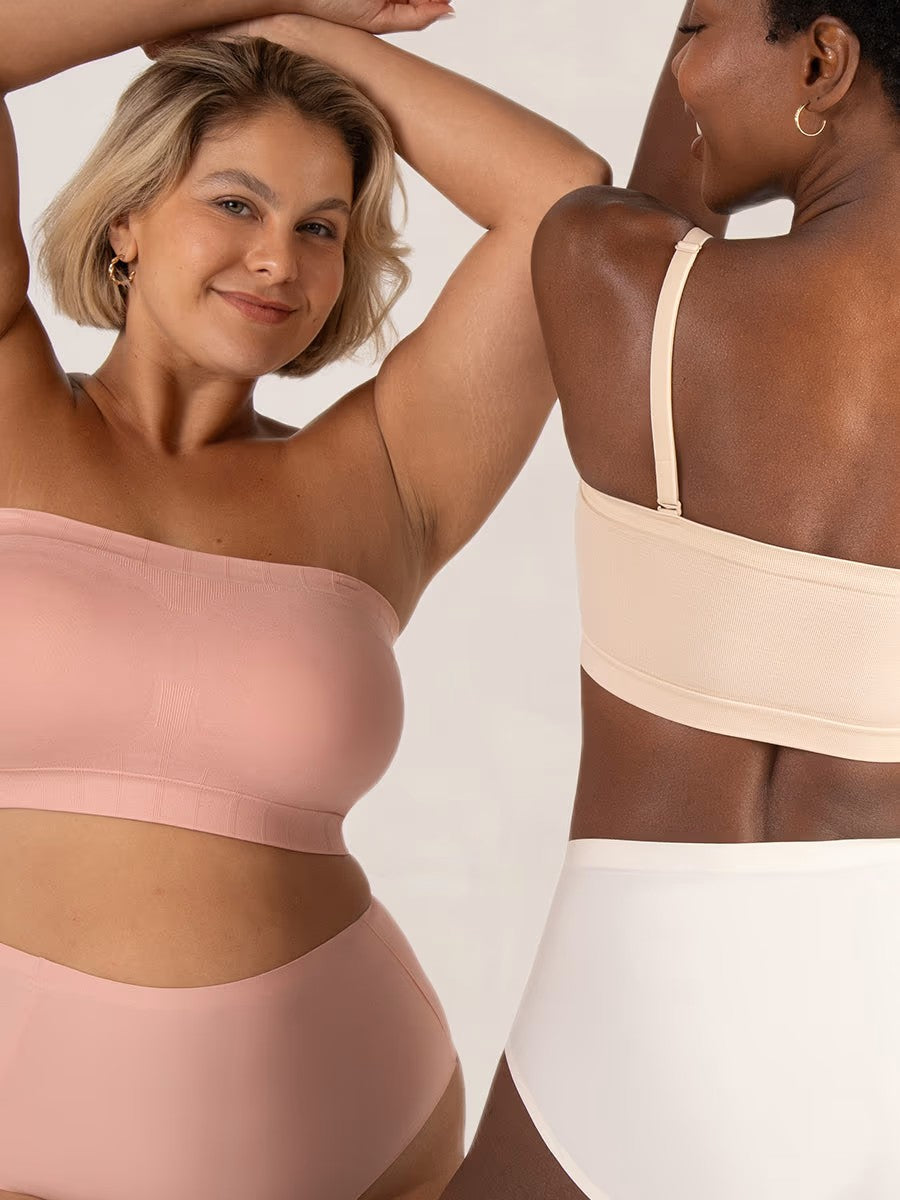 Lysena - Verstelbare strapless bandeau bh met draadloos comfort