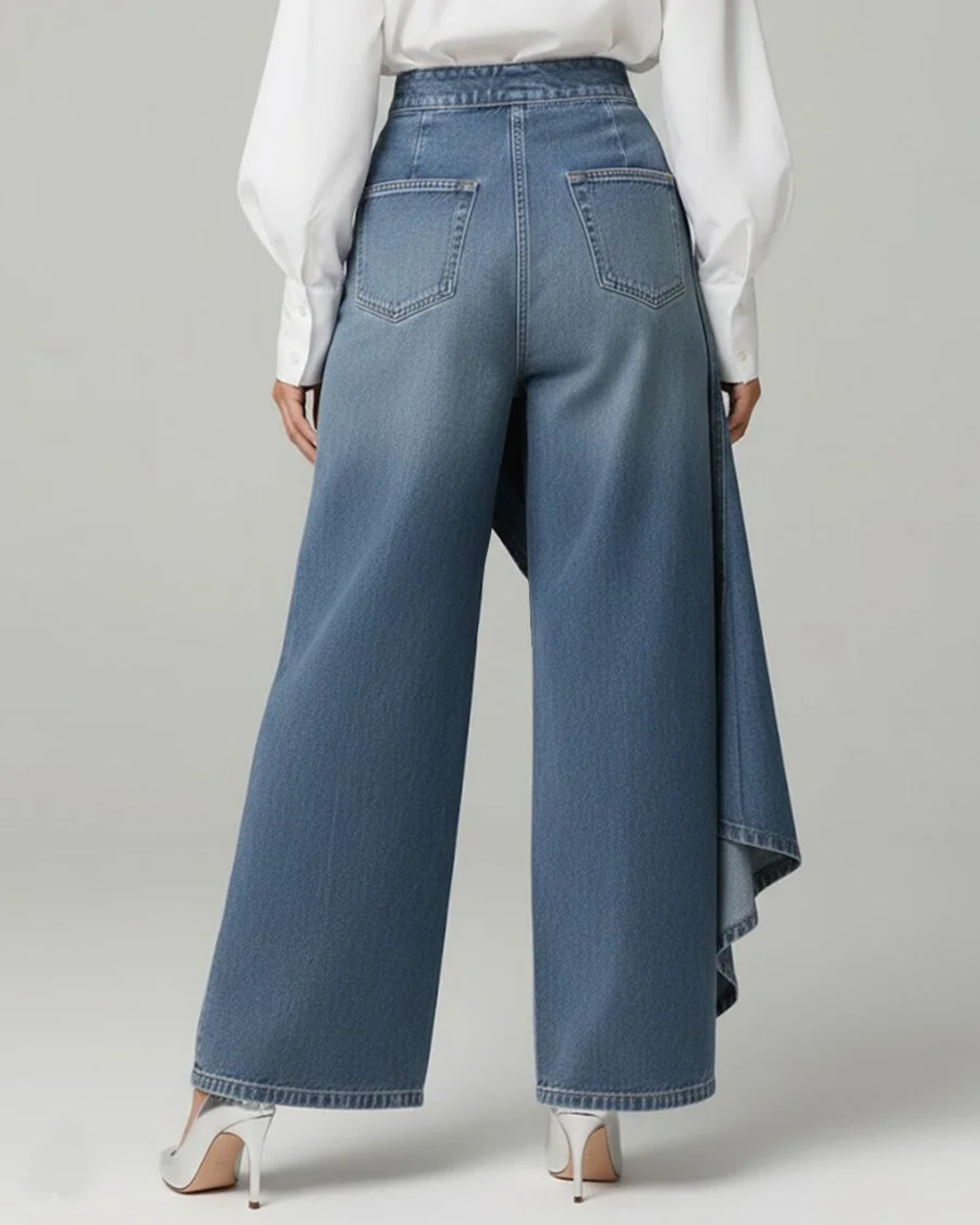 Pavellea - Jeans met rok effect