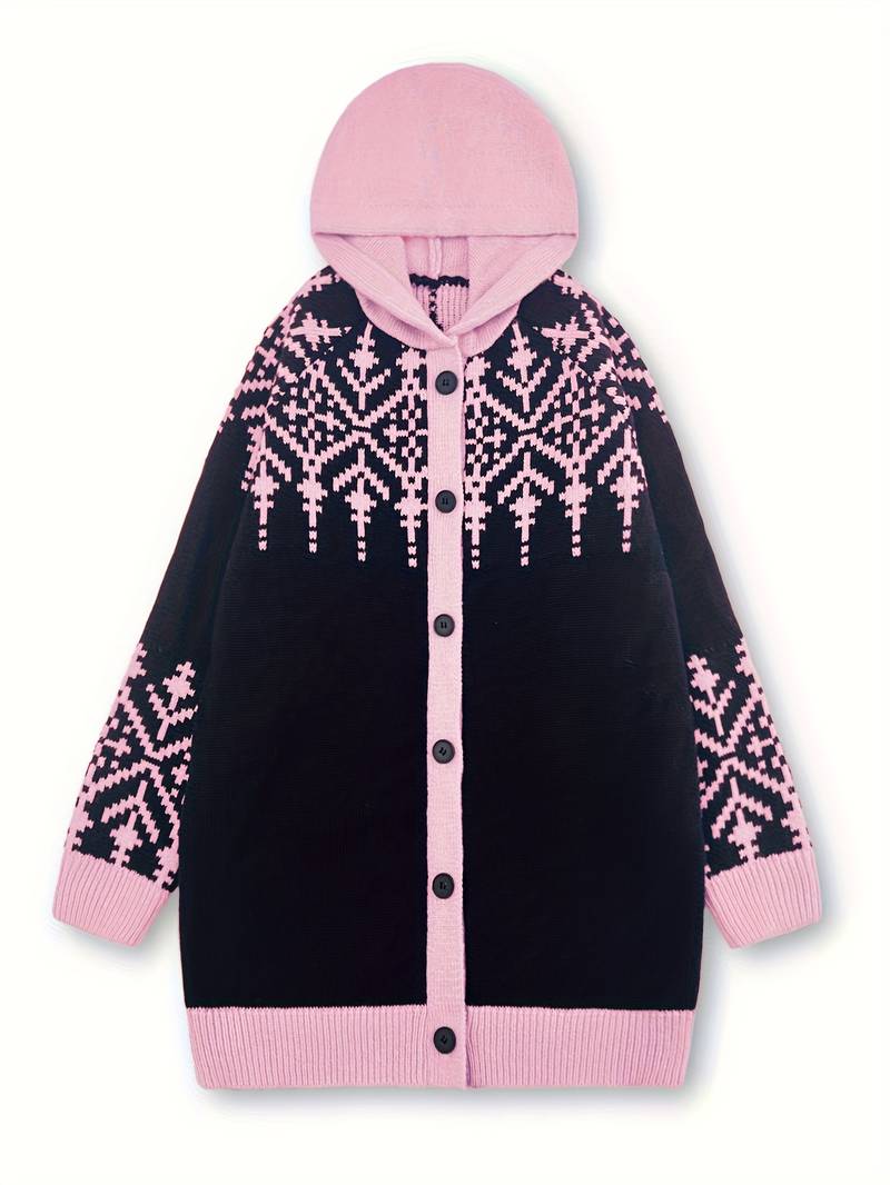 Isaralisse - Oversized Winterprint Mantel