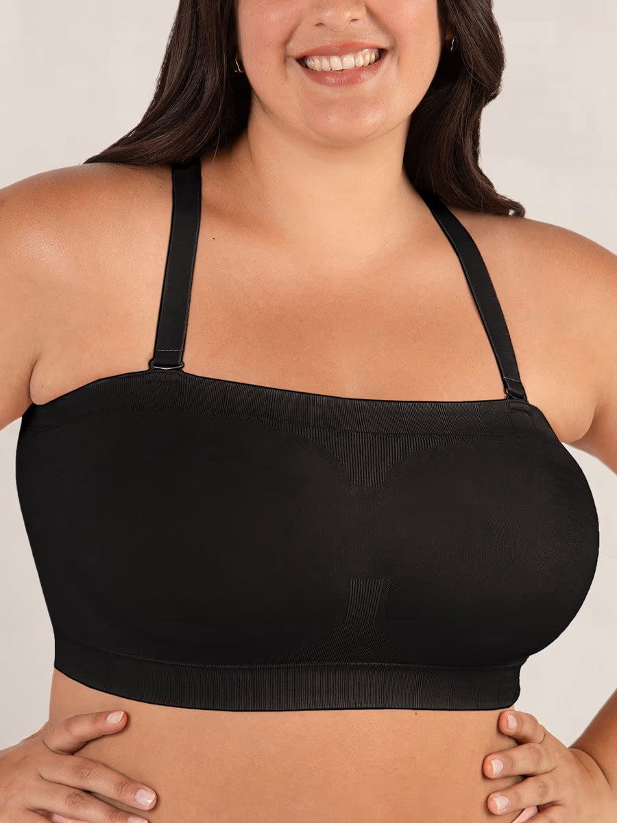 Lysena - Verstelbare strapless bandeau bh met draadloos comfort