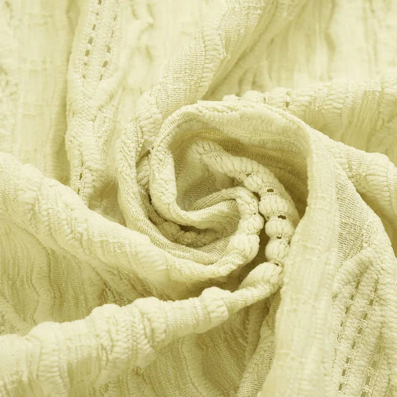Enora - Dames opengehaakte cardigan met 3/4 mouwen
