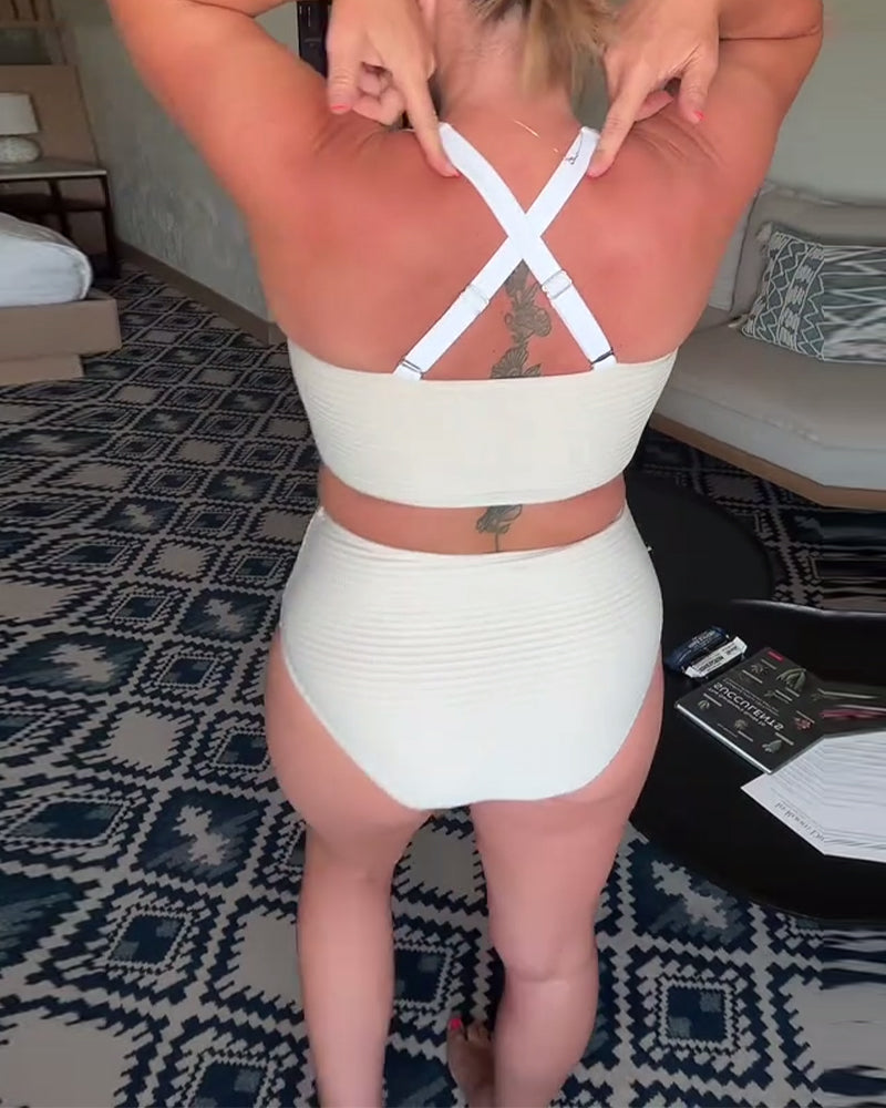 Mirelda - Casual effen triangelbikini