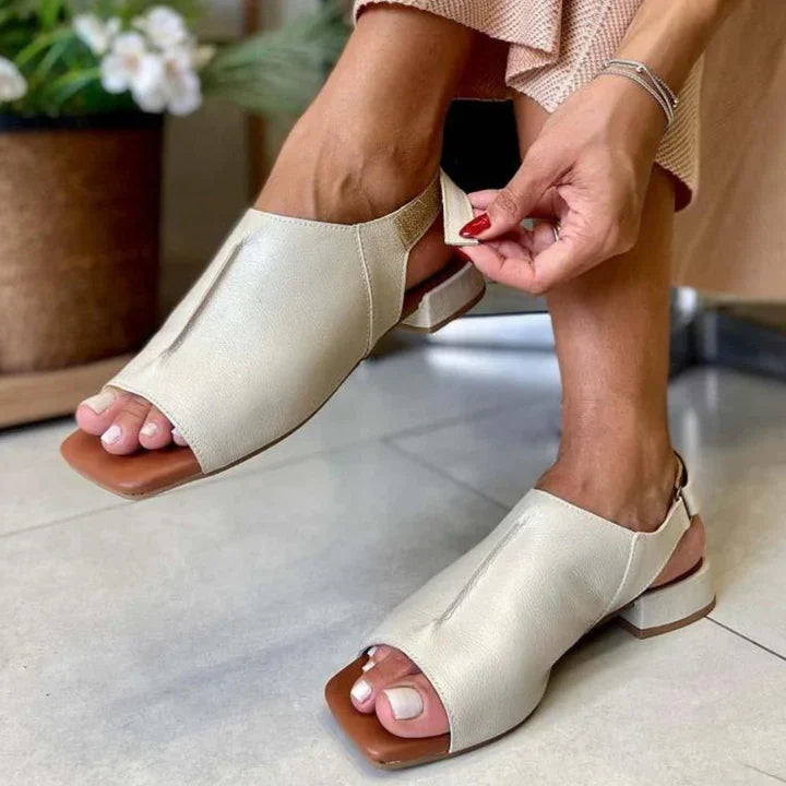 Blyzara - Open sandalen voor dames, elegant en comfortabel met een moderne lage hak