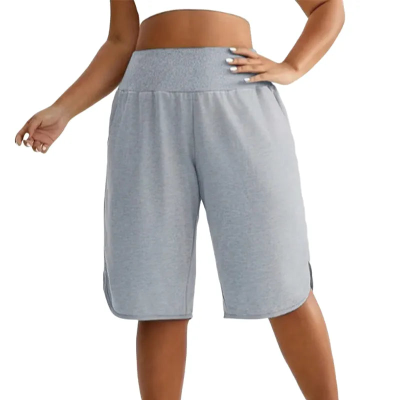 Graciela - Korte dames shorts met hoge taille en knielengte