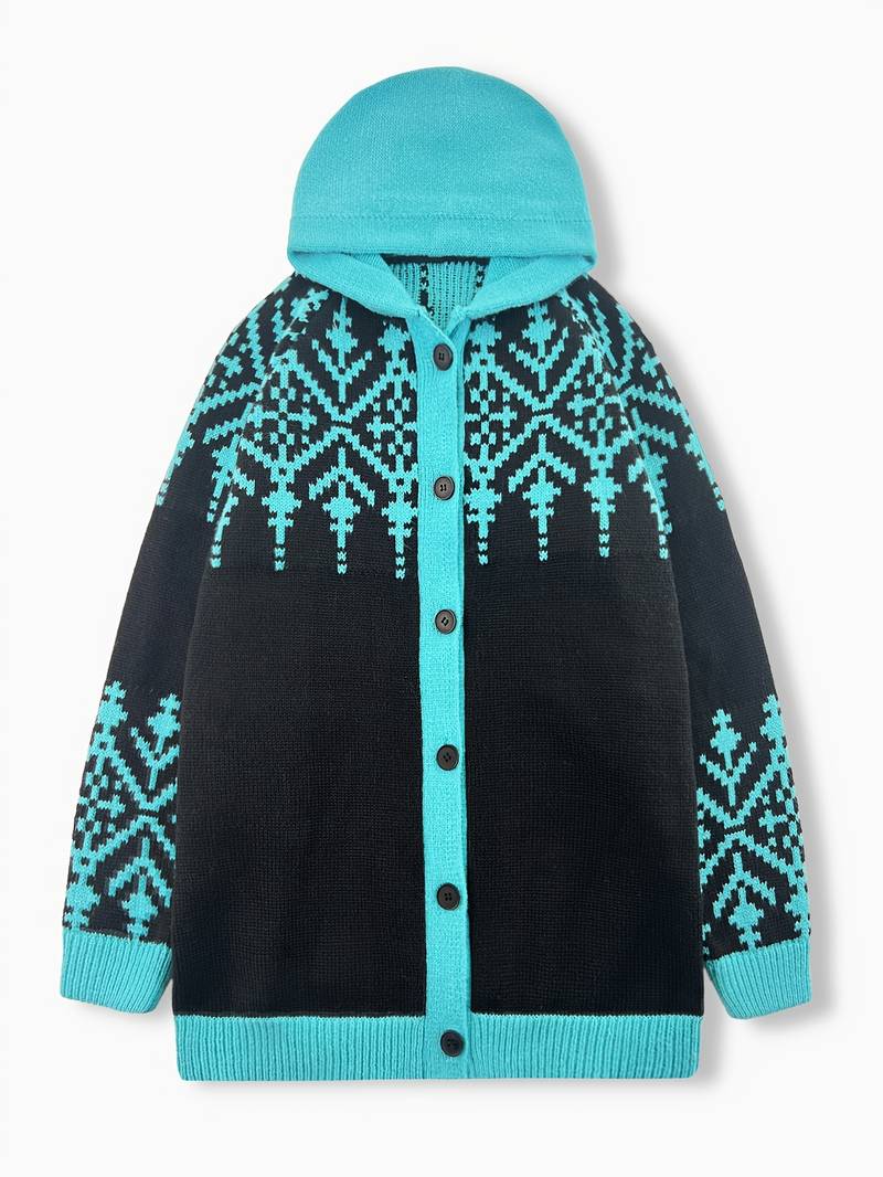 Isaralisse - Oversized Winterprint Mantel