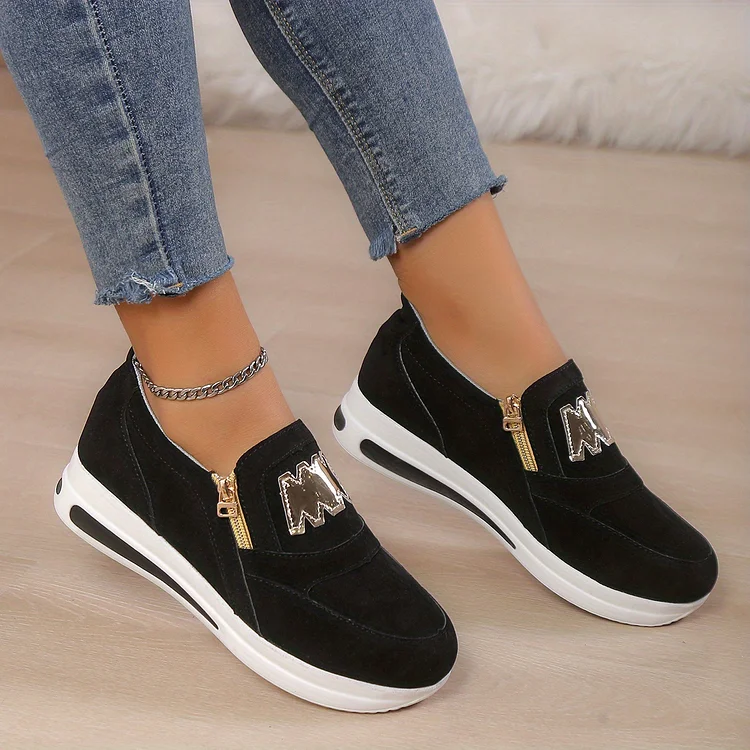 Nella - Comfortabele Orthopedische Schoenen met Casual Slip-on Platform voor Vrouwen