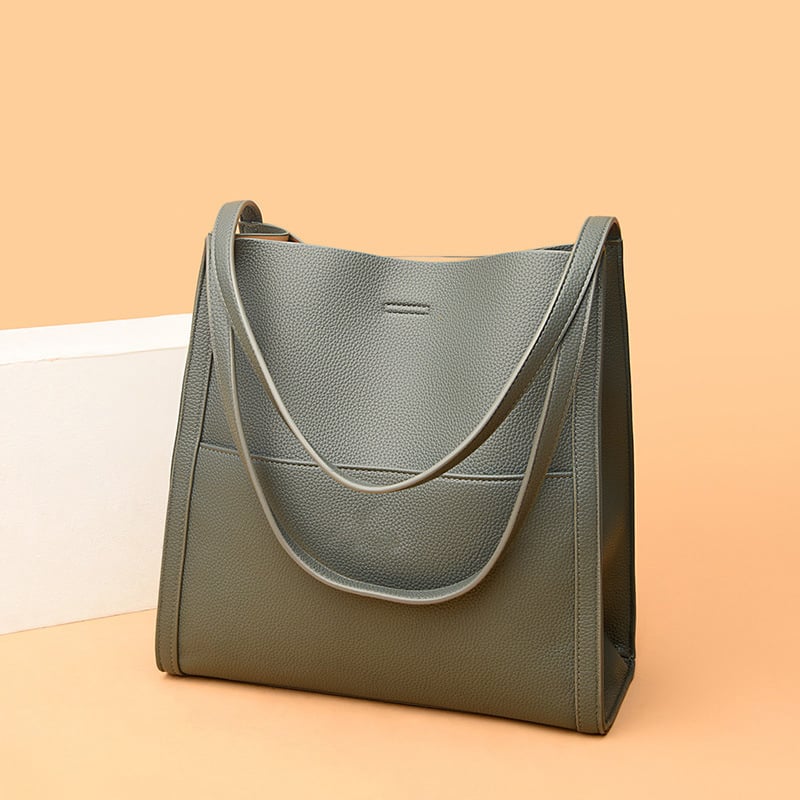 Corinne - Elegante en ruime leren schoudertas