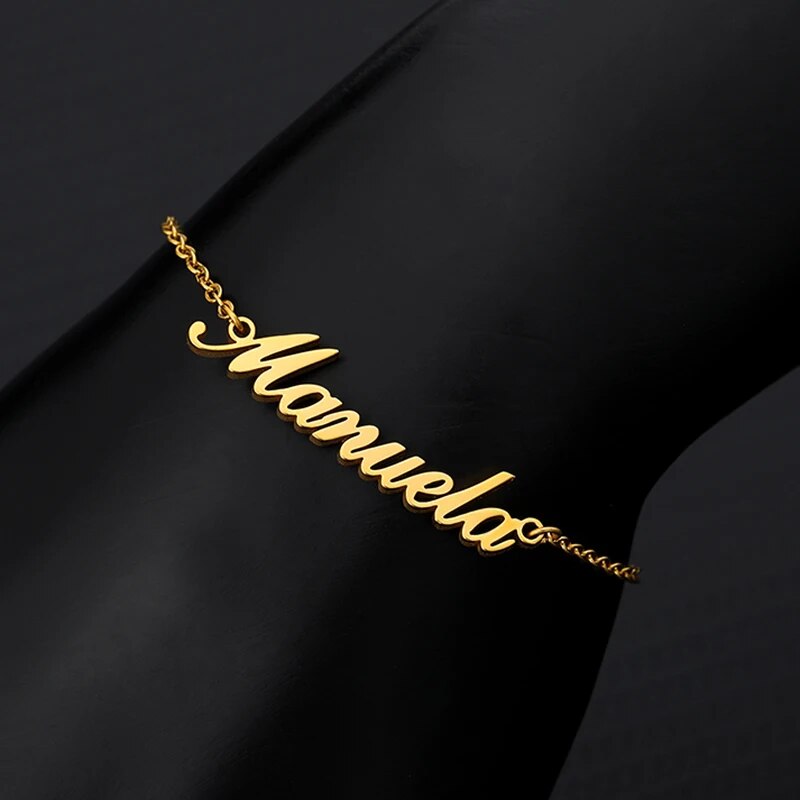 Personalized Charm Anklet