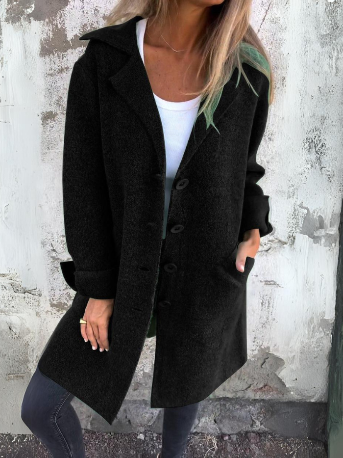 Simone - Casual lange najaarsjas