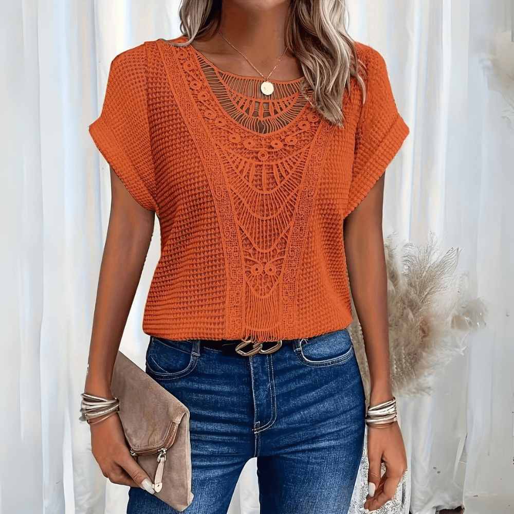 Aina - Elegante Ibiza-stijl blouse