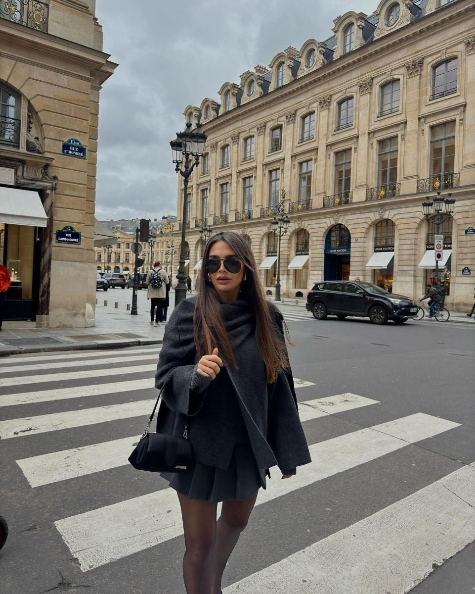 Novel - Classy Scarf Coat