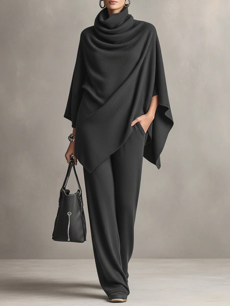 Noraliviennea - Elegante Drapé Twee-delige Set