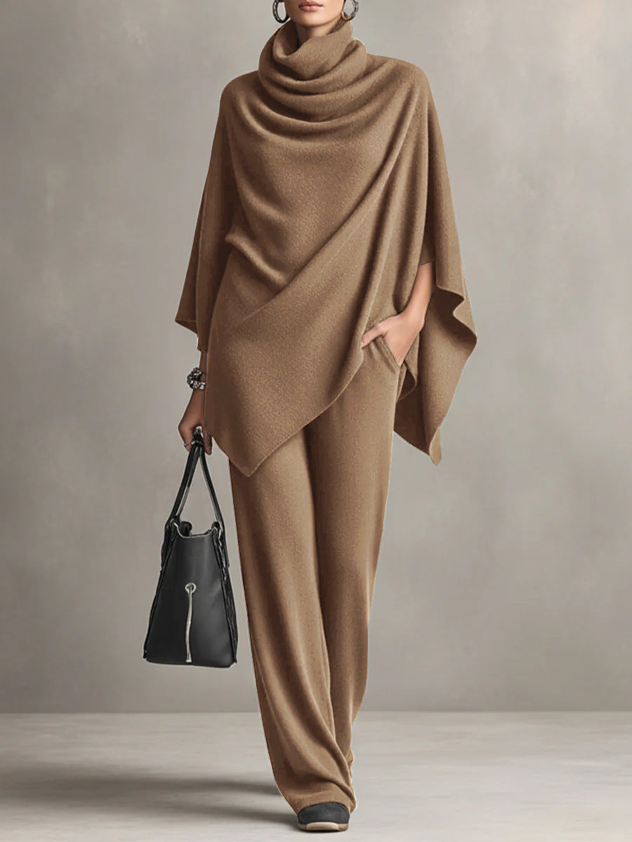 Noraliviennea - Elegante Drapé Twee-delige Set