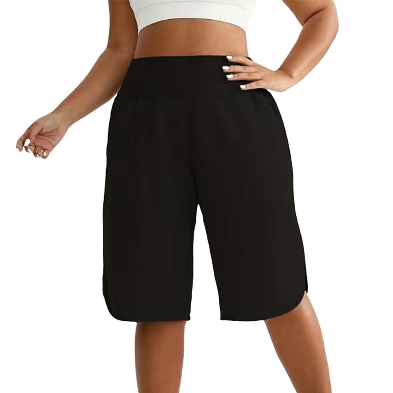 Graciela - Korte dames shorts met hoge taille en knielengte