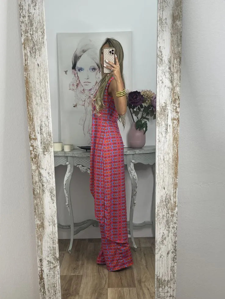 Nerola - Tweedelige set met geometrische print