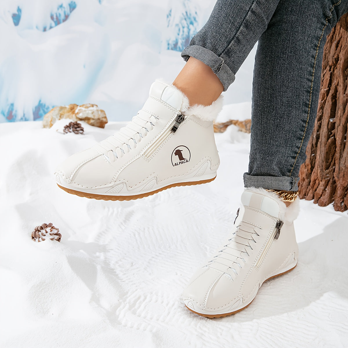 Kaliravienne - Ergonomische Winter Enkellaarsjes Comfort Plus