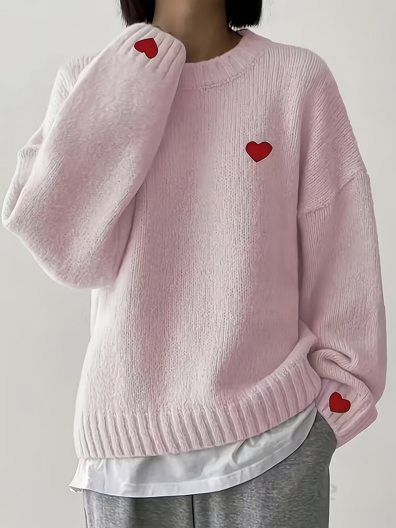 Lunetta - Casual Hart Gebreide Trui