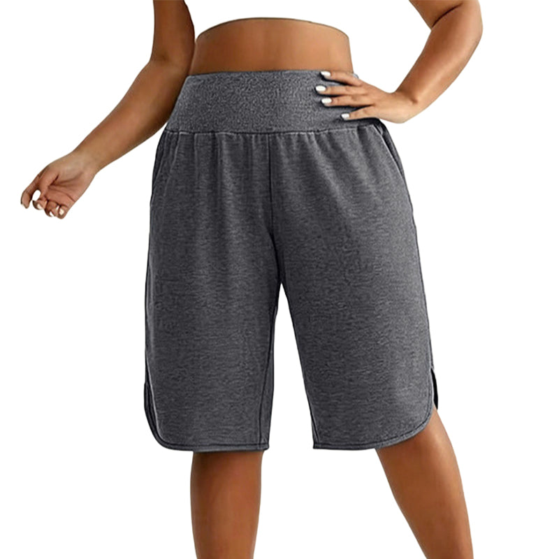Graciela - Korte dames shorts met hoge taille en knielengte