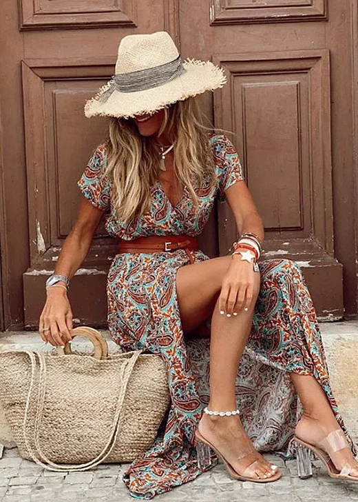 Alanis - Elegante Boheemse Maxi Dress