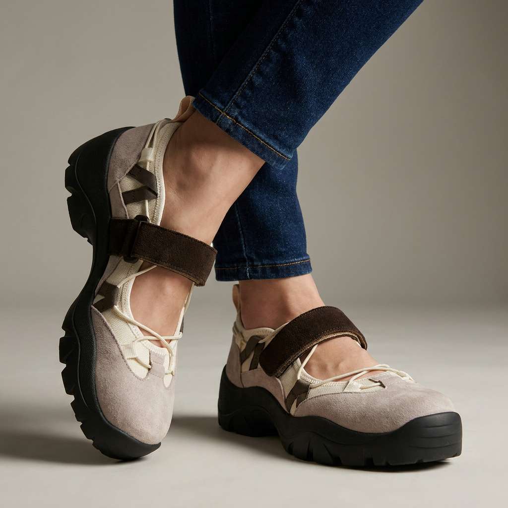 Hedda - Dames mocassins met comfortabele verstelbare band