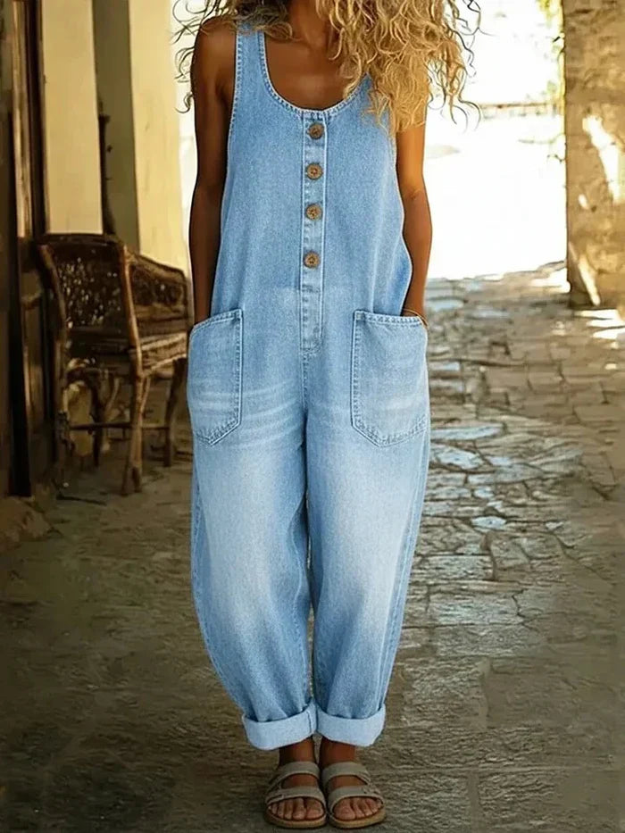 Kallune - Casual Denim Salopette voor Dames