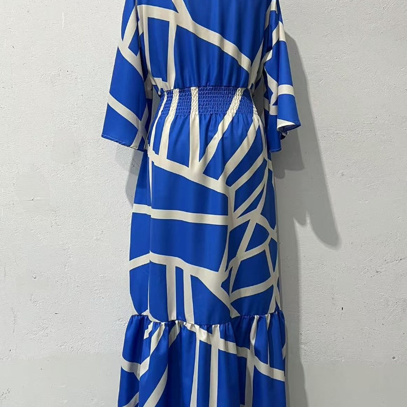 Silvia - Elegante jurk met een prachtige print