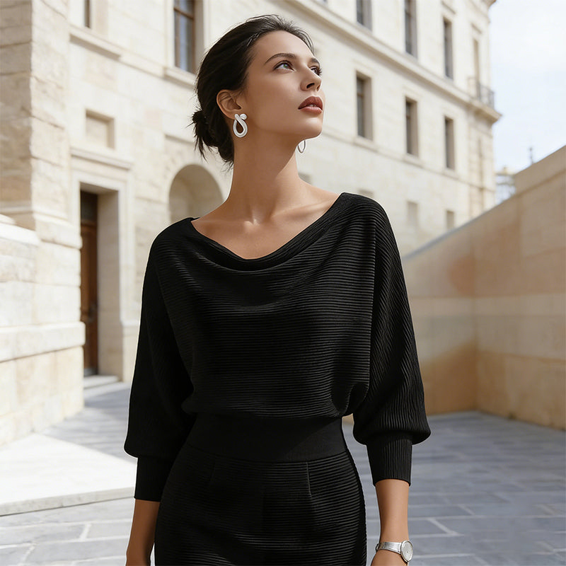 Cyranisse - Sculptante Jurk Moderne Elegantie