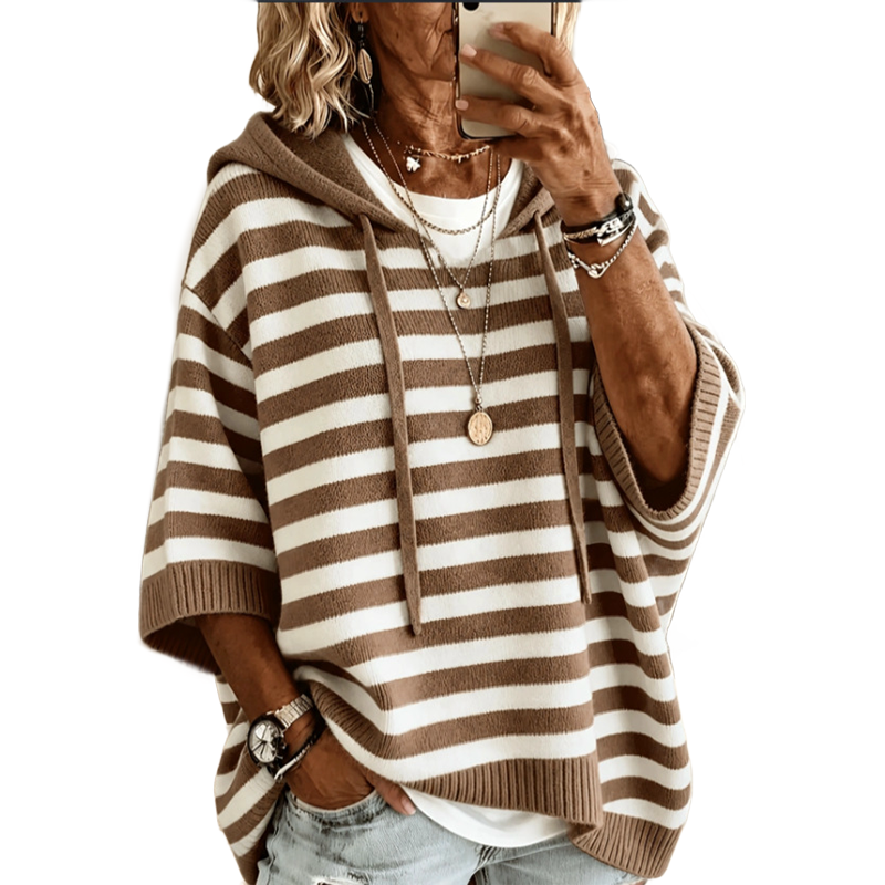 Kiara - Gestreepte Dames Hoodie Comfort