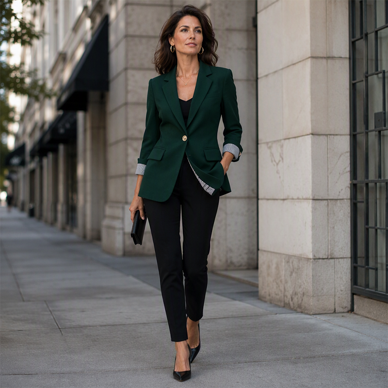 Gwendoline - Lichte elegante damesblazer voor dagelijkse looks