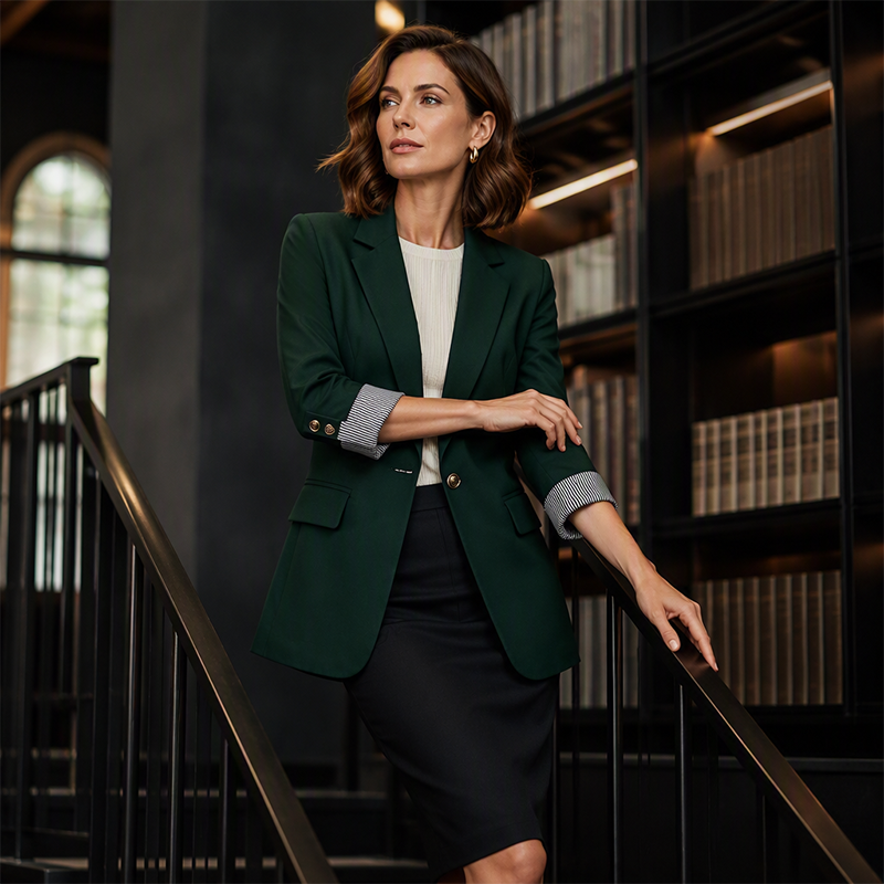Gwendoline - Lichte elegante damesblazer voor dagelijkse looks